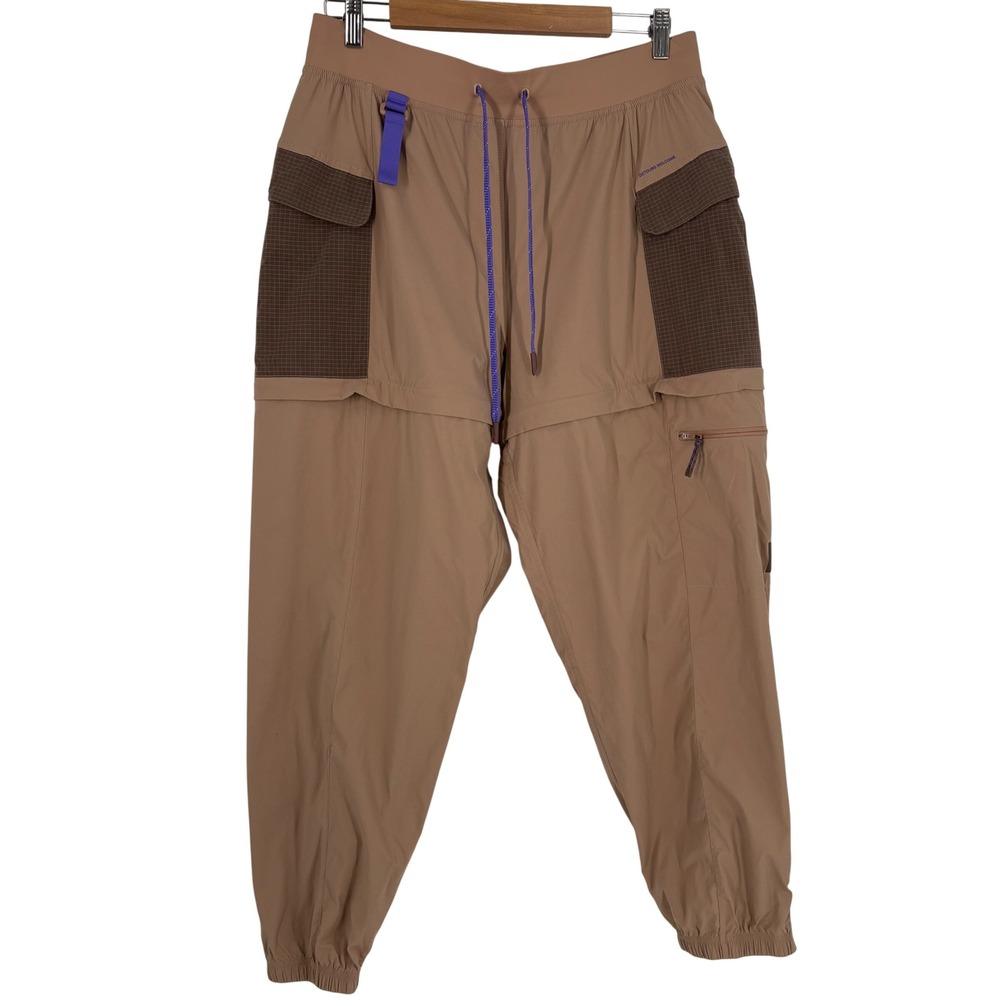 Lululemon Lab Womens Detours Welcome Cargo Jogger Pants Size 14 Convertible